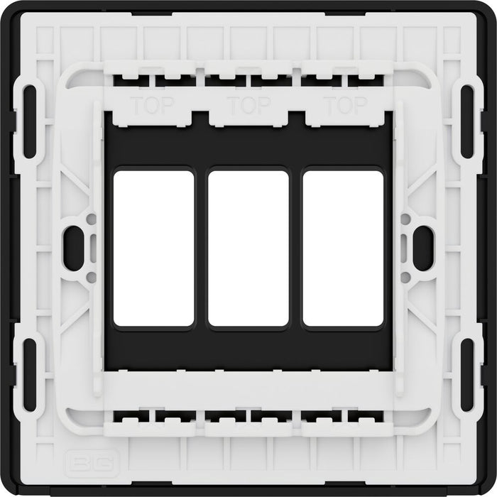 BG GridLite MPCDBC3B Evolve 3G Grid Front Plate - Black Chrome (Black)