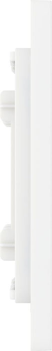 BG GridLite MPCDBS2W Evolve 2G Grid Front Plate - Brushed Steel (White)
