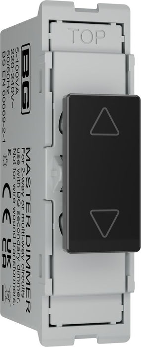 BG GridLite MPCDBTDM Evolve 100W Master Touch LED Dimmer Module - Black