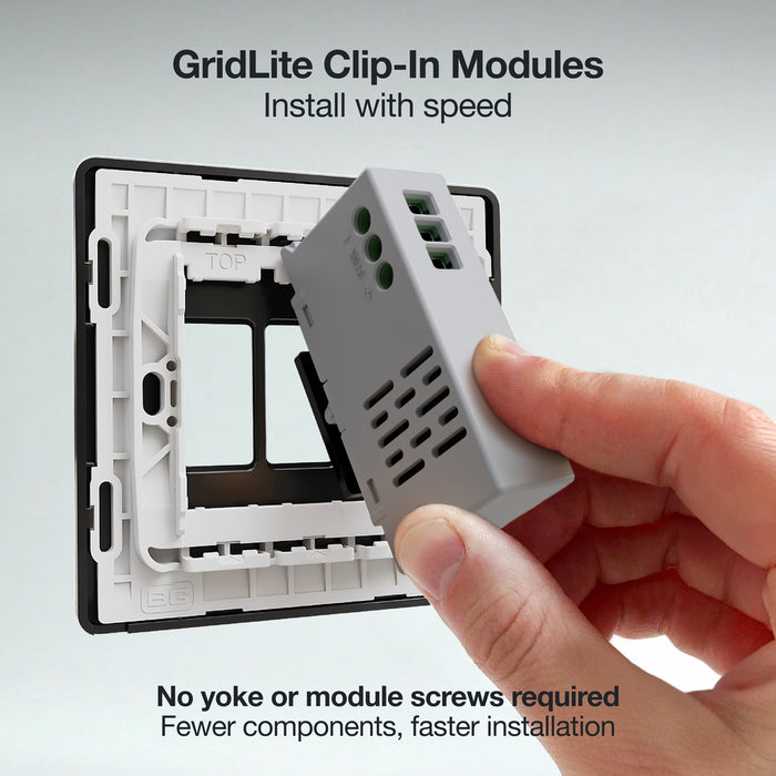 BG GridLite MPCDBTDM Evolve 100W Master Touch LED Dimmer Module - Black