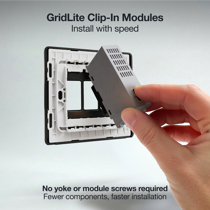 BG GridLite MPCDBUSBC20 Evolve 20W USB-C Module - Black