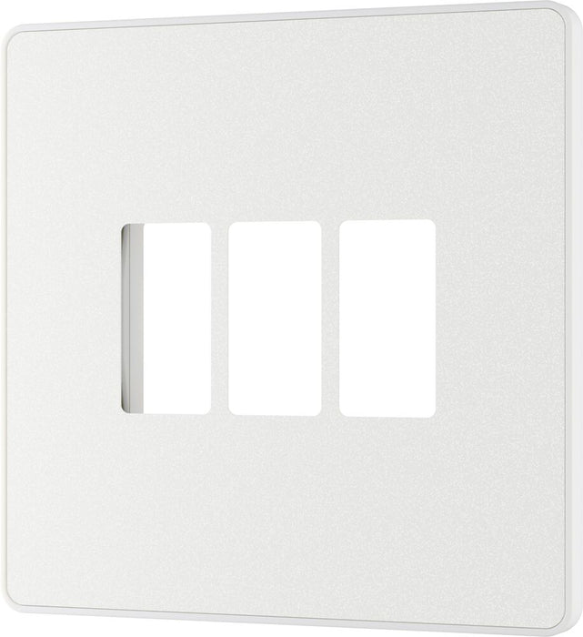 BG GridLite MPCDCL3W Evolve 3G Grid Front Plate - Pearlescent White (White)
