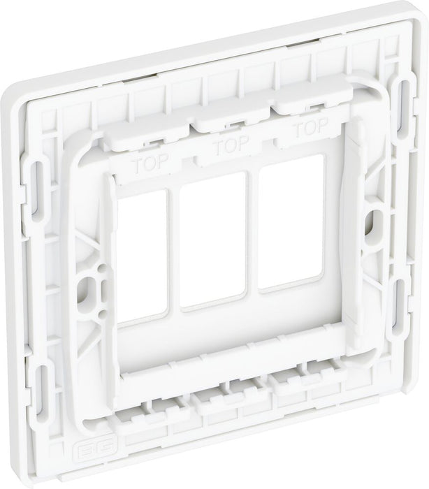BG GridLite MPCDCL3W Evolve 3G Grid Front Plate - Pearlescent White (White)