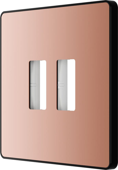 BG GridLite MPCDCP2B Evolve 2G Grid Front Plate - Polished Copper (Black)