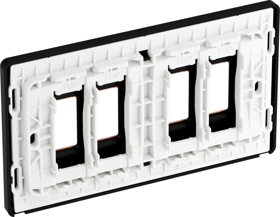 BG GridLite MPCDCP4B Evolve 4G Grid Front Plate - Polished Copper (Black)