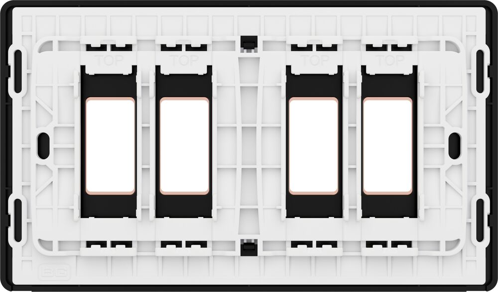 BG GridLite MPCDCP4B Evolve 4G Grid Front Plate - Polished Copper (Black)