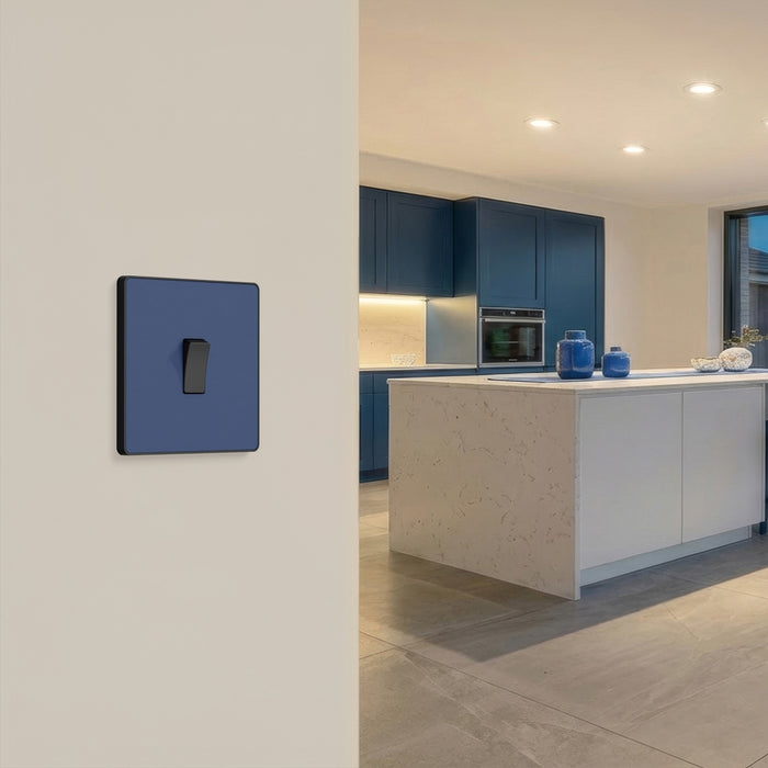 BG GridLite MPCDDB1B Evolve 1G Grid Front Plate - Matt Blue (Black)