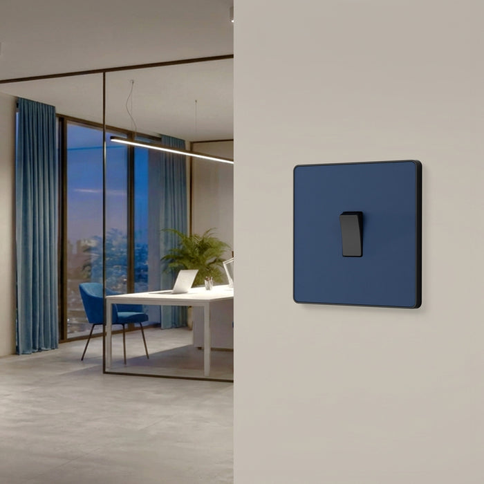 BG GridLite MPCDDB1B Evolve 1G Grid Front Plate - Matt Blue (Black)