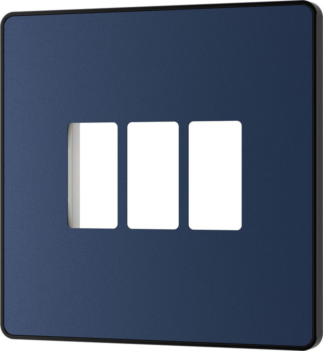 BG GridLite MPCDDB3B Evolve 3G Grid Front Plate - Matt Blue (Black)
