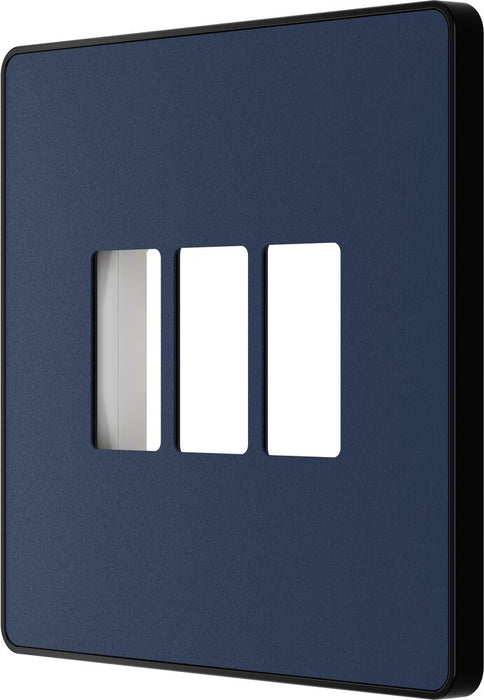 BG GridLite MPCDDB3B Evolve 3G Grid Front Plate - Matt Blue (Black)