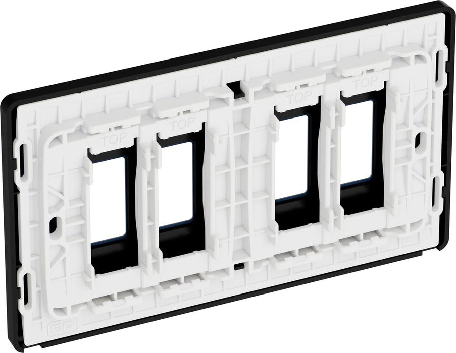 BG GridLite MPCDDB4B Evolve 4G Grid Front Plate - Matt Blue (Black)