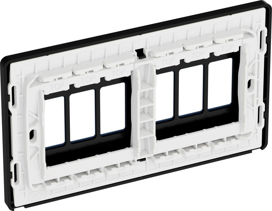 BG GridLite MPCDDB6B Evolve 6G Grid Front Plate - Matt Blue (Black)