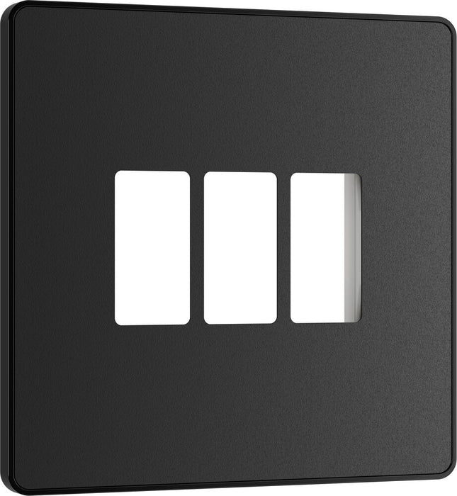BG GridLite MPCDMB3B Evolve 3G Grid Front Plate - Matt Black (Black)