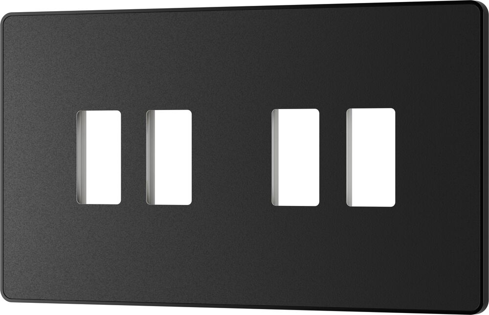 BG GridLite MPCDMB4B Evolve 4G Grid Front Plate - Matt Black (Black)