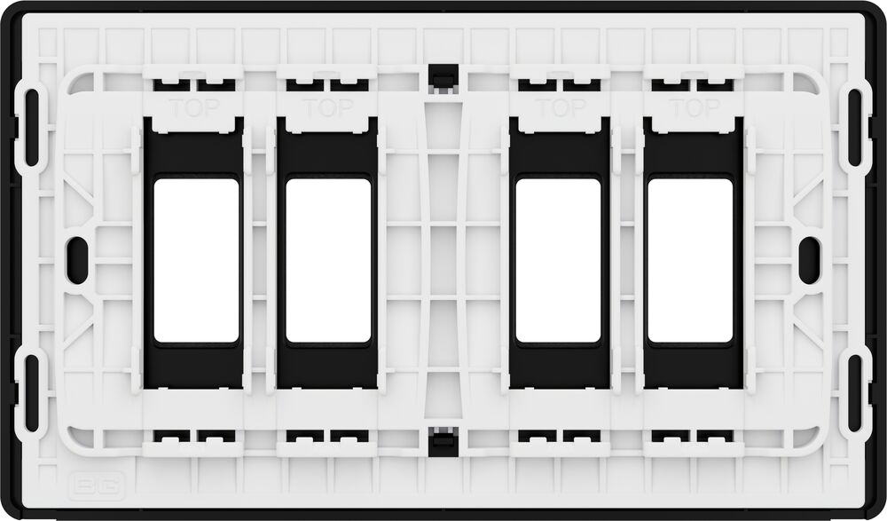 BG GridLite MPCDMB4B Evolve 4G Grid Front Plate - Matt Black (Black)