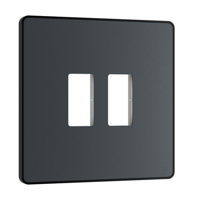 BG GridLite MPCDMG2B Evolve 2G Grid Front Plate - Matt Grey (Black)