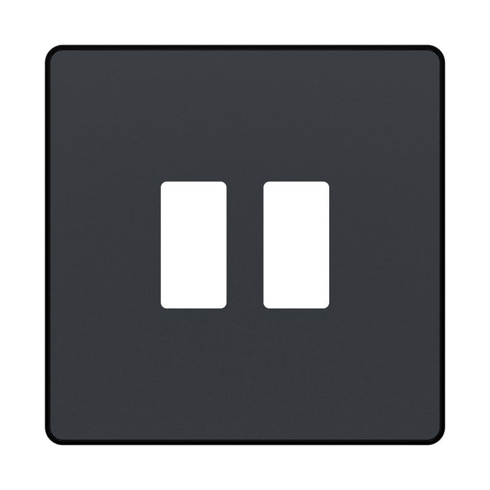BG GridLite MPCDMG2B Evolve 2G Grid Front Plate - Matt Grey (Black)