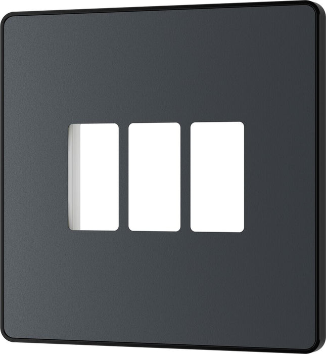 BG GridLite MPCDMG3B Evolve 3G Grid Front Plate - Matt Grey (Black)