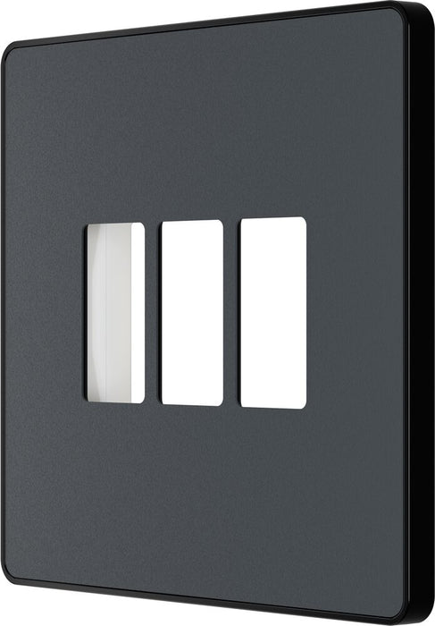 BG GridLite MPCDMG3B Evolve 3G Grid Front Plate - Matt Grey (Black)