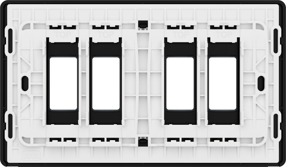 BG GridLite MPCDMG4B Evolve 4G Grid Front Plate - Matt Grey (Black)