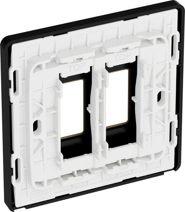 BG GridLite MPCDSB2B Evolve 2G Grid Front Plate - Satin Brass (Black)