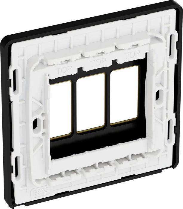 BG GridLite MPCDSB3B Evolve 3G Grid Front Plate - Satin Brass (Black)
