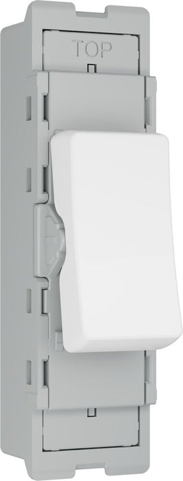 BG GridLite MPCDW12 Evolve 20A 16AX SP 2-Way Switch Module - White