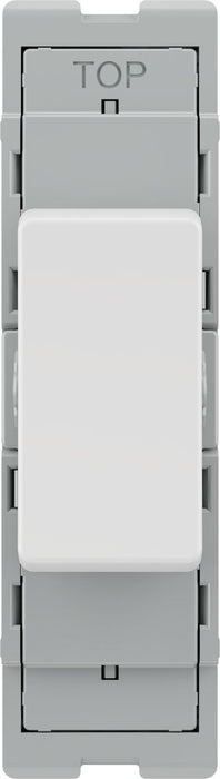 BG GridLite MPCDW12C Evolve 20A SP 2-Way (Centre Off) Switch Module - White
