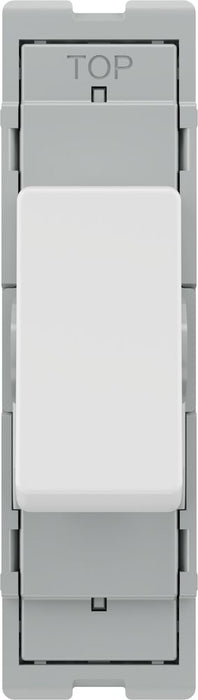 BG GridLite MPCDW13 Evolve 20A 16AX 2-Way Intermediate Switch Module - White