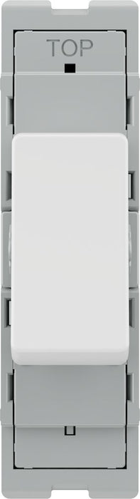 BG GridLite MPCDW14 Evolve 20A 1-Way Retractive Switch Module - White