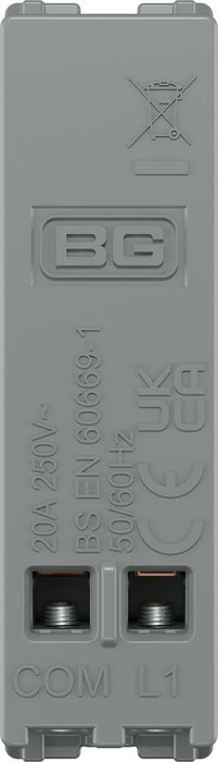 BG GridLite MPCDW14 Evolve 20A 1-Way Retractive Switch Module - White