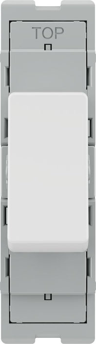 BG GridLite MPCDW142 Evolve 20A 2-Way Retractive Switch Module - White