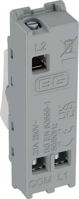 BG GridLite MPCDW142 Evolve 20A 2-Way Retractive Switch Module - White