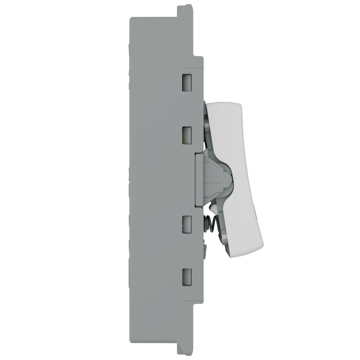 BG GridLite MPCDW142PR Evolve 20A 2-Way Retractive Switch Module "PRESS" - White