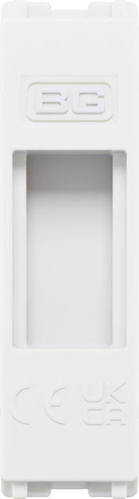 BG GridLite MPCDWBLNK Evolve Blank Module - White