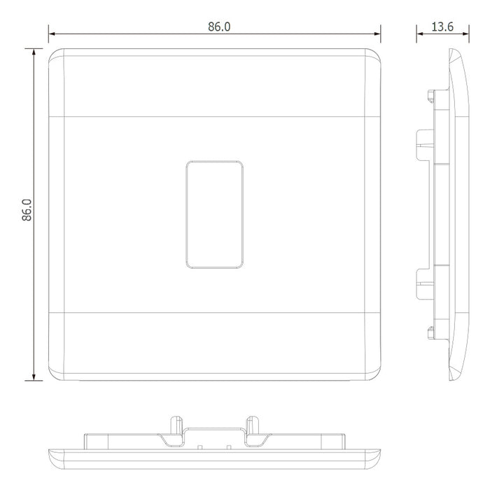 BG GridLite MPM1 Part M 1G Grid Front Plate