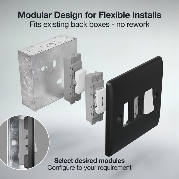 BG GridLite MPM2 Part M 2G Grid Front Plate