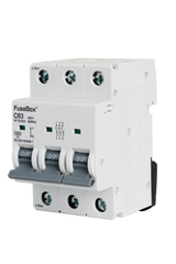 FuseBox MT10C633 63A 3P C Curve 10kA MCB - westbasedirect.com