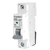 FuseBox MT10D401 40A 1P D Curve 10kA MCB - westbasedirect.com