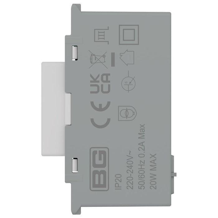 BG GridLite MUSBC20 20W USB-C Module - White
