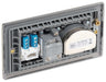 BG NAB69 Nexus Metal Quadplex TV FM SAT (x2) - Antique Brass - westbasedirect.com