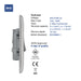 BG NBS12 Nexus Metal 10AX 2-Way Single Light Switch - Brushed Steel (5 Pack) - westbasedirect.com