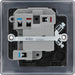 BG NFB52 Nexus Metal Switched Spur + Neon 13A - Matt Black + Black Rocker - westbasedirect.com