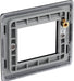 BG NFBEMS2 Nexus Metal Twin Euro Module Faceplate - Matt Black - westbasedirect.com