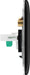BG NFBRJ111 Nexus Metal RJ11 Single Data Outlet Socket - Matt Black - westbasedirect.com