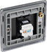 BG NFBRJ451 Nexus Metal RJ45 Single Data Outlet Socket - Matt Black - westbasedirect.com