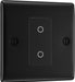 BG NFBTDS1B-K Nexus Metal 2-Way Secondary 200W Single Touch Dimmer Switch - Matt Black (Black) - westbasedirect.com