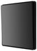 BG Evolve PCDBC13EB 20A 16AX 2 Way Single Intermediate Light Switch, Edge to Edge Rocker - Black Chrome (Black) - westbasedirect.com