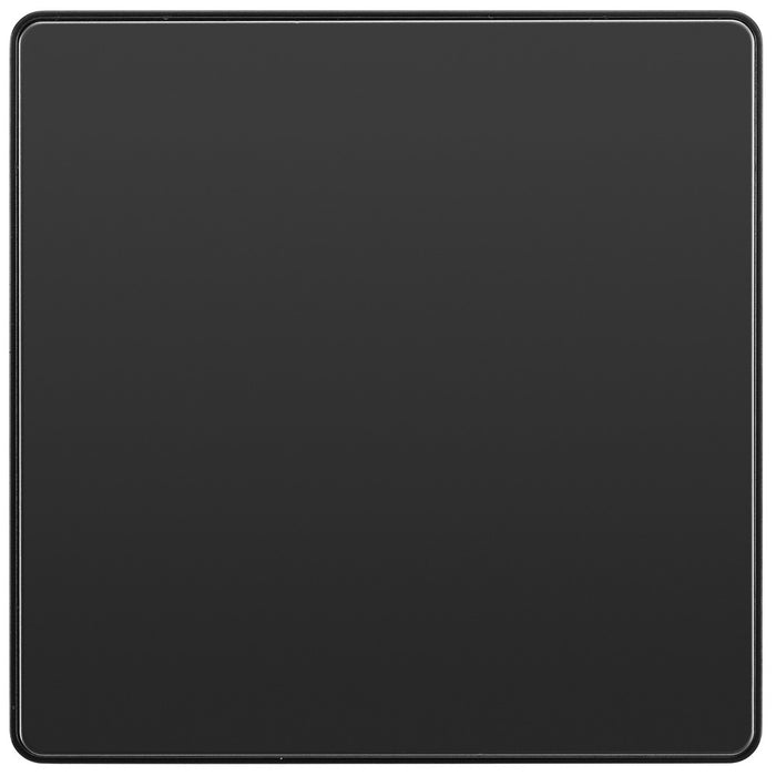 BG Evolve PCDBC94B Single Blank Plate - Black Chrome (Black)