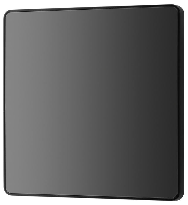 BG Evolve PCDBC94B Single Blank Plate - Black Chrome (Black)